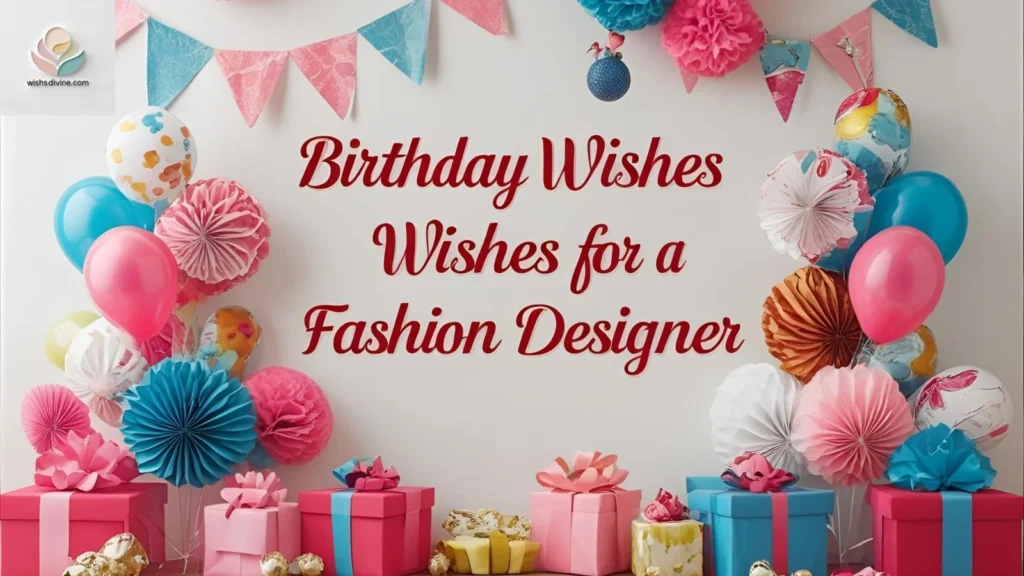 Creative Birthday Wishes for Fashion Designers
