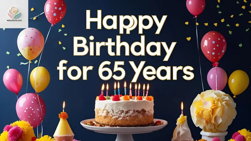 Inspirational Birthday Wishes for 65 Years