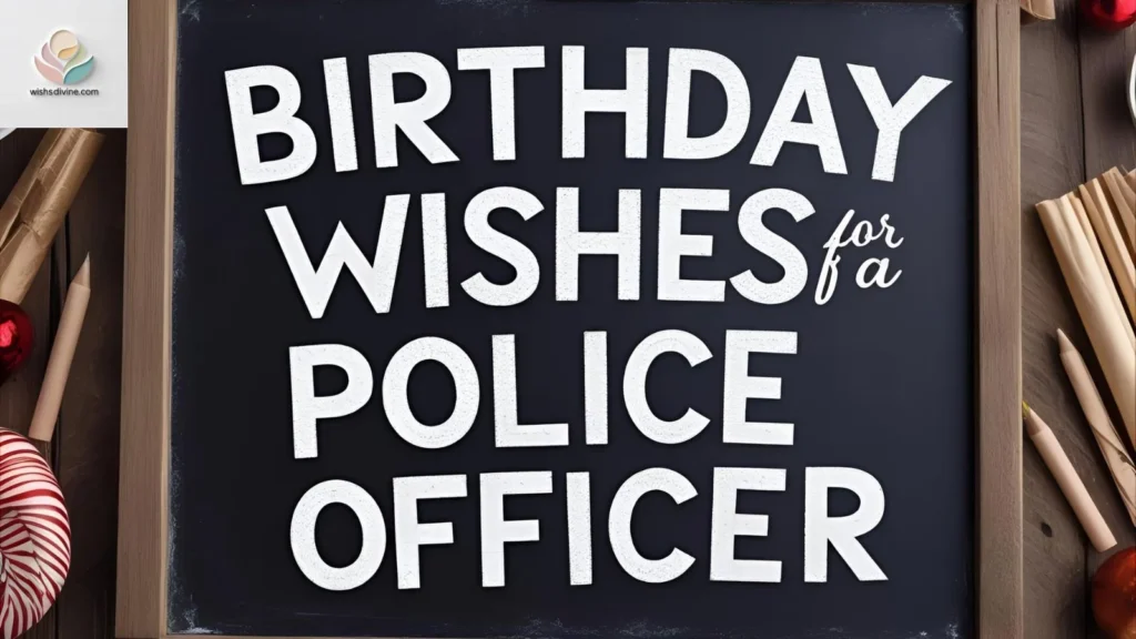 Inspirational Birthday Wishes for Police Officers