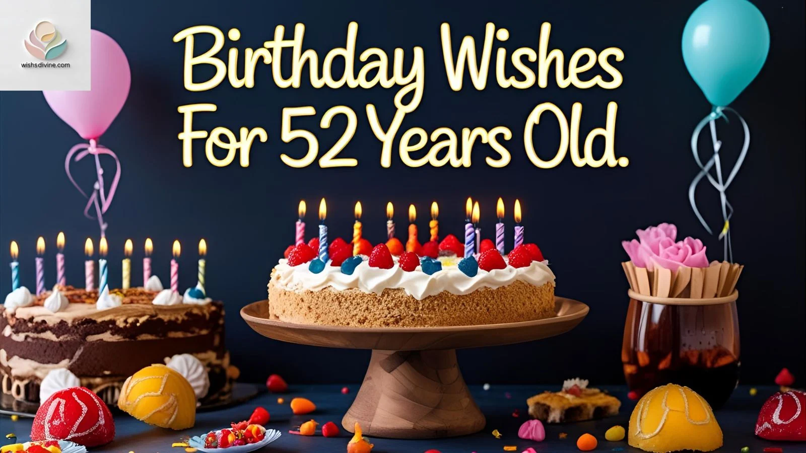 Birthday Wishes for 52 Years Old