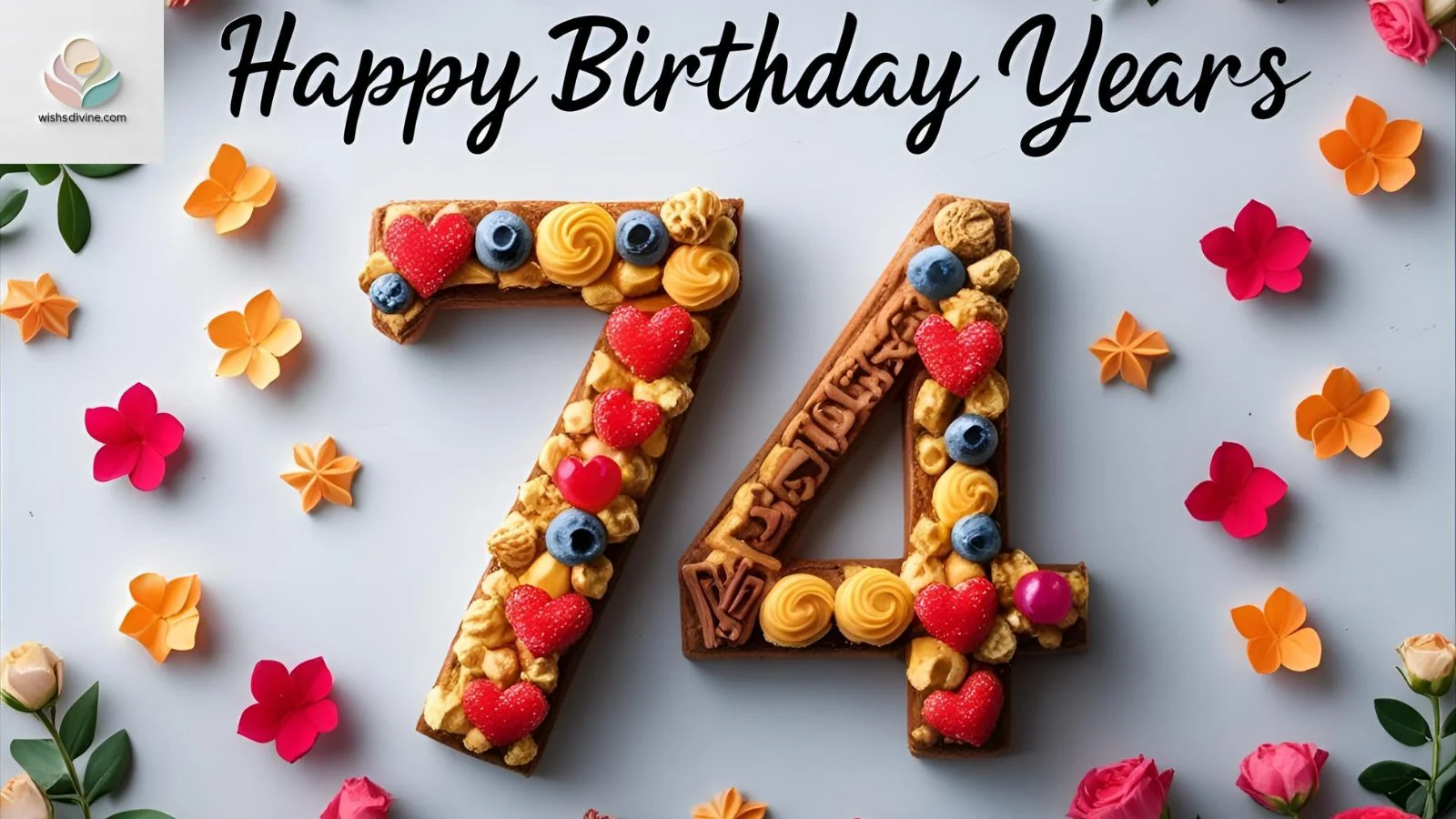 Happy Birthday Wishes for 74 Years